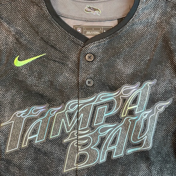 Tampa Bay Rays - Nike City Connect Baseball Jersey Men's Large Manuel Margot #13 - Picture 4 of 7